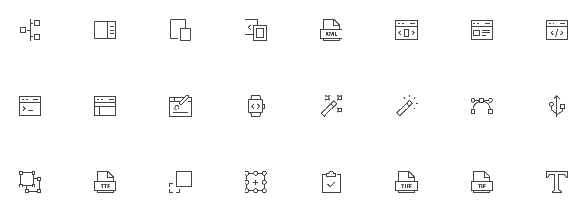 Wireframe-Icons